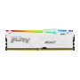 Kingston ValueRAM 128GB 5200MT s DDR5 CL40 DIMM (Kit of 4) FURY Beast White RGB XMP - KF552C40BWAK4-128