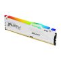 Kingston ValueRAM 128GB 5200MT s DDR5 CL40 DIMM (Kit of 4) FURY Beast White RGB XMP - KF552C40BWAK4-128