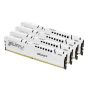 Kingston ValueRAM 128GB 5600MT s DDR5 CL40 DIMM (Kit of 4) FURY Beast White XMP - KF556C40BWK4-128