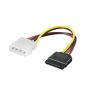 EWENT Cabo MOLEX 4pin M-SATA F alimentação SATA - EC1501