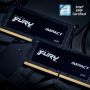 Kingston ValueRAM 32GB 6000MT s DDR5 CL38 SODIMM (Kit of 2) FURY Impact XMP - KF560S38IBK2-32