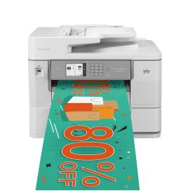 Brother MFC-J6959DW - Multifunções profissional A3, WiFi. Bandeja rolo papel 500 folhas A4, Visor tátil 8,8cm