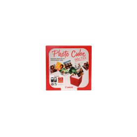Canon PG-560 CL-561 Photo Cube Value Pack - 5x5 Phot Paper(PP-201 40sheets) + Black & Colour Cartridges - 3713C007