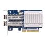 QNAP QXP-16G2FC - Adaptador de bus de host - PCIe 3.0 x8 baixo perfil - 16Gb Fibre Channel Gen 5 x 2 - com 2 x transcetores SFP+