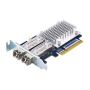 QNAP QXP-16G2FC - Adaptador de bus de host - PCIe 3.0 x8 baixo perfil - 16Gb Fibre Channel Gen 5 x 2 - com 2 x transcetores SFP+