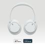 Sony WH-CH720NW - Auscultadores com Bluetooth e Noise Cancelling, até 35h de autonomia, com carregamento rápido - WHCH720NW