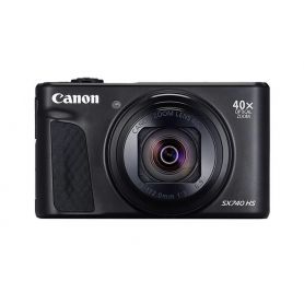Canon PowerShot SX740 HS Preta - 20,3MP, DIGIC 8, Zoom 40x, 4K UHD, LCD rotativo , Bluetooth, Disparo 10 fps - 2955C002AA