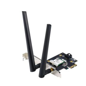 Asus PCE-AXE5400 - Wi-Fi 6E (802.11ax) AXE5400 Tri-Band PCIe Wi-Fi Adapter - 90IG07I0-ME0B10