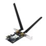 Asus PCE-AXE5400 - Wi-Fi 6E (802.11ax) AXE5400 Tri-Band PCIe Wi-Fi Adapter - 90IG07I0-ME0B10