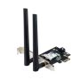 Asus PCE-AXE5400 - Wi-Fi 6E (802.11ax) AXE5400 Tri-Band PCIe Wi-Fi Adapter - 90IG07I0-ME0B10