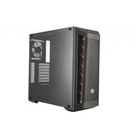 Cooler Master MasterBox MB511, Mesh, Agressive Intakes, Window, up to 6 case fans, VGA up to 400mm, Red Version