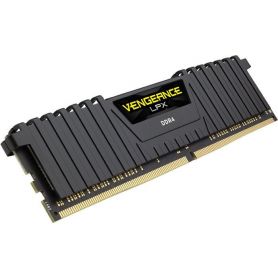 Corsair DDR4, 2400MHz 8GB 1 x 288 DIMM, 16-16-16-39, Vengeance LPX Black Heat spreader, 1.20V, XMP 2.0 - CMK8GX4M1A2400C16