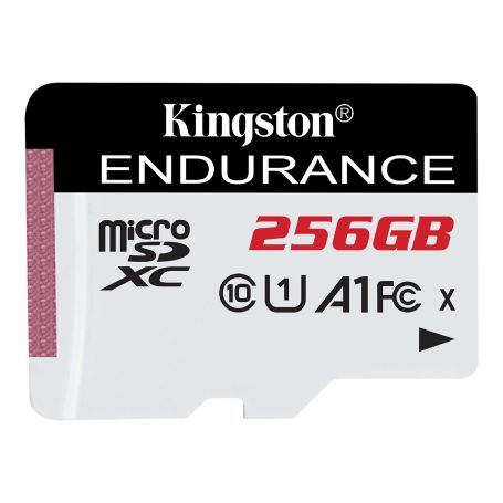 Kingston Micro SDXC 256GB Endurance 95R 45W C10 A1 UHS-I Card Only - SDCE 256GB