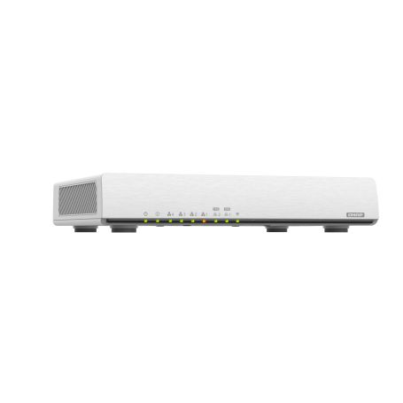 QNAP QHora-301W - Roteador sem fio - interruptor de 6 portas - 10 GigE - Wi-Fi 6 - Dual Band
