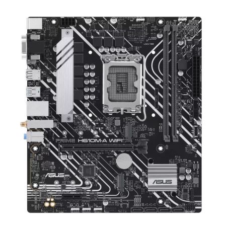 Asus PRIME H610M-A WIFI - Socket Intel LGA1700, Chipset H610, DDR5, Micro-ATX, PCIe 4.0, Wi-Fi 5 - 90MB1G00-M0EAY0