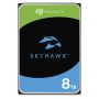 Seagate SkyHawk ST8000VX010 - Disco rígido - 8 TB - interna - 3.5'' - SATA 6Gb s - buffer 256 MB