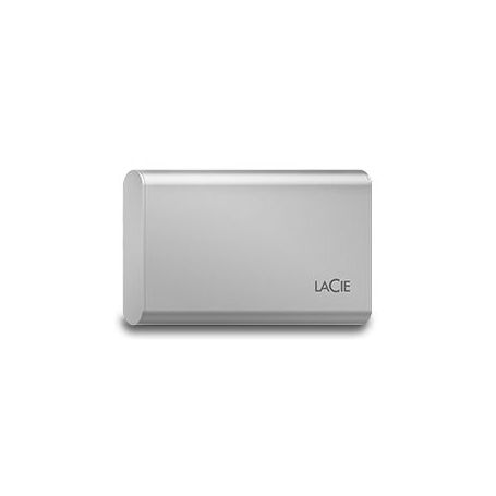 LaCie Portable SSD STKS500400 - SSD - 500 GB - externa (portátil) - USB (USB C conector) - cinzento escovado