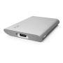 LaCie Portable SSD STKS500400 - SSD - 500 GB - externa (portátil) - USB (USB C conector) - cinzento escovado