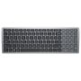 Dell KB740 - Teclado - compact, multi device - sem fios - 2.4 GHz, Bluetooth 5.0 - QWERTY - Português - cinzento titã