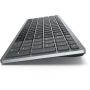Dell KB740 - Teclado - compact, multi device - sem fios - 2.4 GHz, Bluetooth 5.0 - QWERTY - Português - cinzento titã