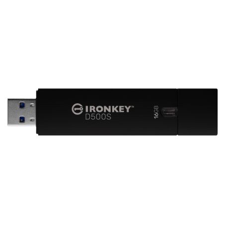 Kingston 16GB IronKey D500S FIPS 140-3 Lvl 3 (Pending) AES-256  - IKD500S 16GB