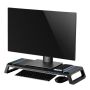 EWENT Foldable RGB Monitor Raise with drawer, smartphone holder and 4-port USB 3.0 HUB  - EW1268