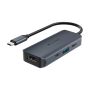 Targus Hyper HyperDrive EcoSmart Gen.2 Universal USB-C 4-in-1 Hub w 100 W PD Power Pass-thru  - HD4001GL