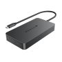 Targus Hyper HyperDrive Universal USB-C 7-in1 Dual HDMI Mobile Dock - Grey - for M1 M2 MBAir Pro  - HD7002GL