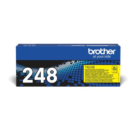 Brother Toner Amarelo, Duração estimada 1.000 páginas segundo ISO IEC19798  - TN248Y