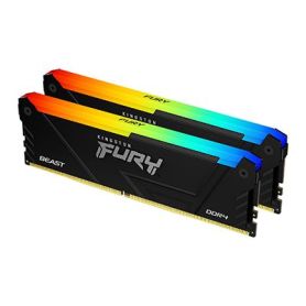 Kingston ValueRAM 64GB 3600MT s DDR4 CL18 DIMM (Kit of 2) FURY Beast RGB  - KF436C18BB2AK2 64
