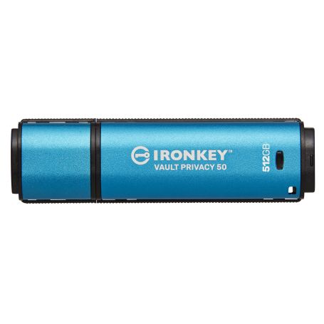 Kingston 512GB IronKey Vault Privacy 50 AES-256 Encrypted, FIPS 197  - IKVP50 512GB