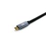 Equip USB 3.2 Gen 2 C to C Cable , M M, 1.0m, 10Gbps, 4K 60Hz, 5A (100W), Black  - 128357