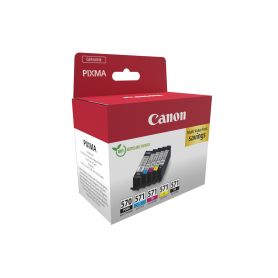 Canon PGI-570 CLI-571 - Ink Value Pack (Cyan, Magenta, Yellow, & Pigment and Photo Black ink tanks)  - 0372C006
