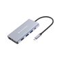 Conceptronic DONN20G 10-in-1 USB 3.2 Gen 1 Docking Station, HDMI, VGA, USB-A 3.0 x 3, SD, TF MicroSD, Audio, 100W USB PD