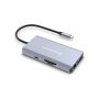 Conceptronic DONN20G 10-in-1 USB 3.2 Gen 1 Docking Station, HDMI, VGA, USB-A 3.0 x 3, SD, TF MicroSD, Audio, 100W USB PD
