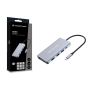 Conceptronic DONN20G 10-in-1 USB 3.2 Gen 1 Docking Station, HDMI, VGA, USB-A 3.0 x 3, SD, TF MicroSD, Audio, 100W USB PD