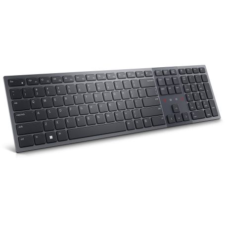 Dell Premier KB900 - Teclado - colaboração - retroiluminação - sem fios - 2.4 GHz, Bluetooth 5.1 - QWERTY