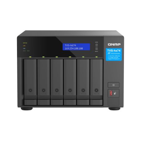 6-bay QuTS hero NAS i512400 6c 12-thread