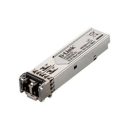 D-link 1-port Mini-GBIC SFP to 1000BaseSX Transceiver - Mini GBIC to 1000BaseSX Gb Multi-mode Fiber Transceiver - DIS-S301SX