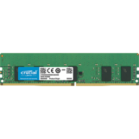 Crucial - DDR4 - módulo - 8 GB - DIMM 288-pin - 2933 MHz / PC4-23400 - CL21 - 1.2 V - registado - ECC