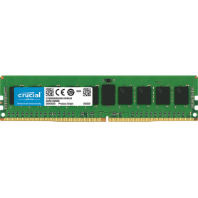 Crucial - DDR4 - module - 8 GB - DIMM 288-pin - 2666 MHz / PC4-21300 - CL19 - 1.2 V - registado - ECC