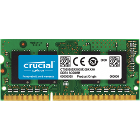 MEMÓRIA SO DDR3 4GB 1600MHZ CRUCIAL CT51264BF160BJ