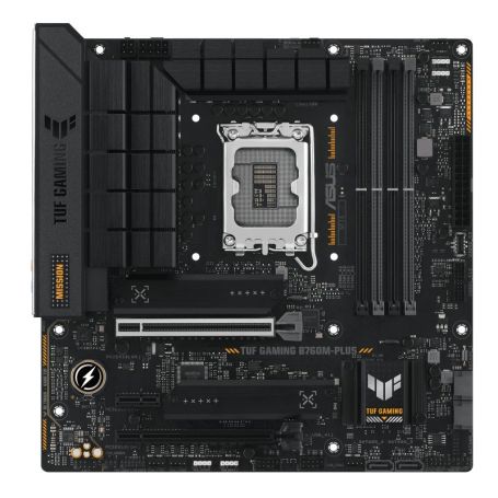 Asus TUF GAMING B760M-PLUS - Socket Intel LGA1700, Chipset B760, DDR5, PCIe 5.0, microATX  - 90MB1ES0-M1EAY0