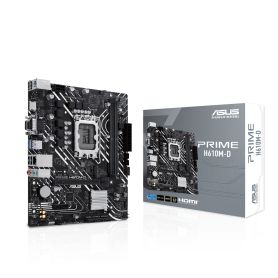 Asus PRIME H610M-D - Socket Intel LGA1700, Chipset H610, DDR5, PCIe 4.0, microATX  - 90MB1G80-M0EAY0