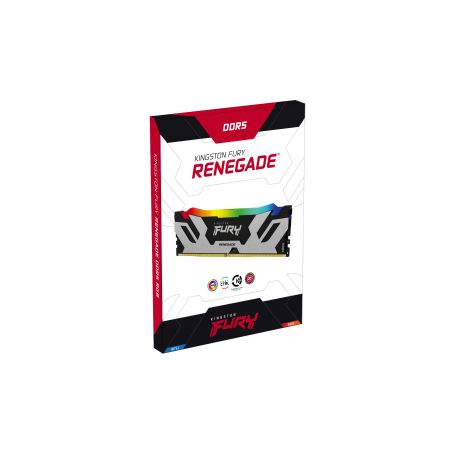 Kingston ValueRAM 64GB 6400MT s DDR5 CL32 DIMM (Kit of 2) FURY Renegade RGB XMP  - KF564C32RSAK2-64
