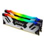 Kingston ValueRAM 32GB 8000MT s DDR5 CL38 DIMM (Kit of 2) FURY Renegade RGB XMP  - KF580C38RSAK2-32