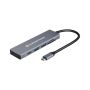 Conceptronic DONN23G 6-in-1 USB 3.2 Gen 1 Docking Station, USB 3.0 x 2, 100W USB PD, 4K 60Hz HDMI, SD, TF MicroSD  -