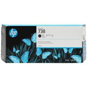 HP 738M 300-ml Black DesignJet Ink Cartridge  - 498Q0A