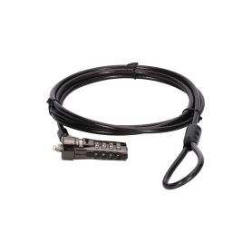 Conceptronic Notebook Combination Lock, Standard slot, 1.8m  - CUSTODIO01BS