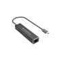 Conceptronic ABBY13B Gigabit Ethernet USB 3.2 Gen 1 Adapter with USB Hub, GbE, USB-A x 2, USB-C x 2  -